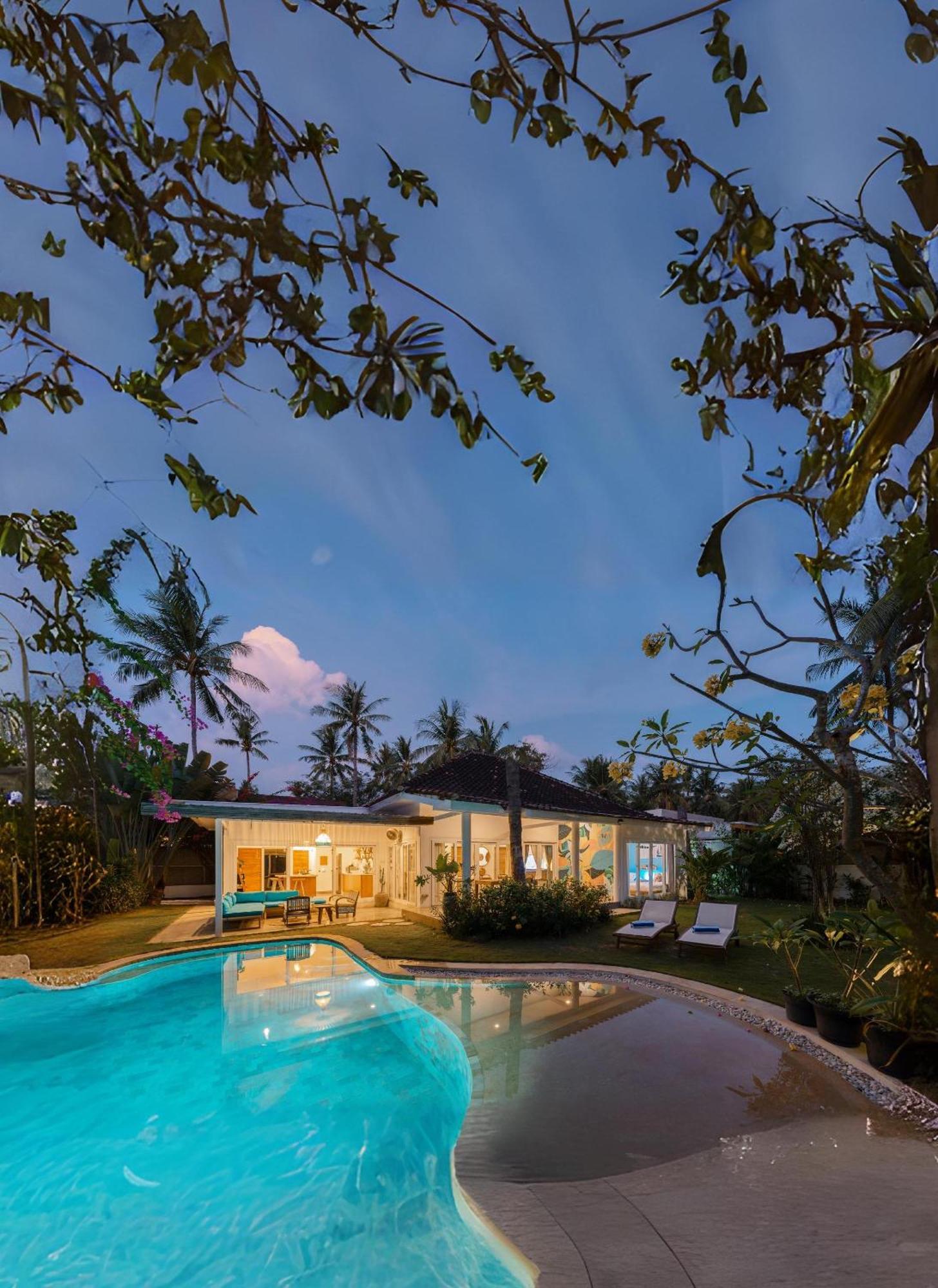 Secret Haven Cozy 3 Bedroom Private Pool Villa Гили Траванган Экстерьер фото