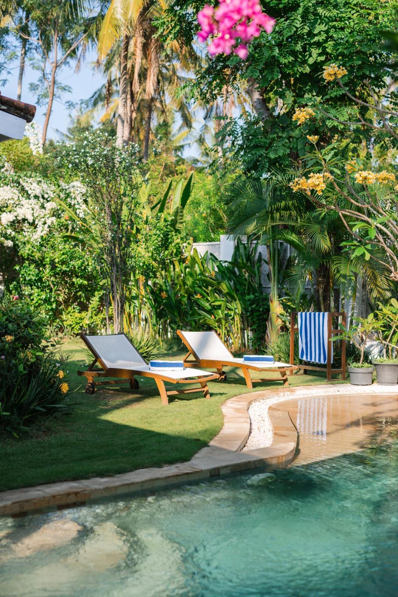 Secret Haven Cozy 3 Bedroom Private Pool Villa Гили Траванган Экстерьер фото