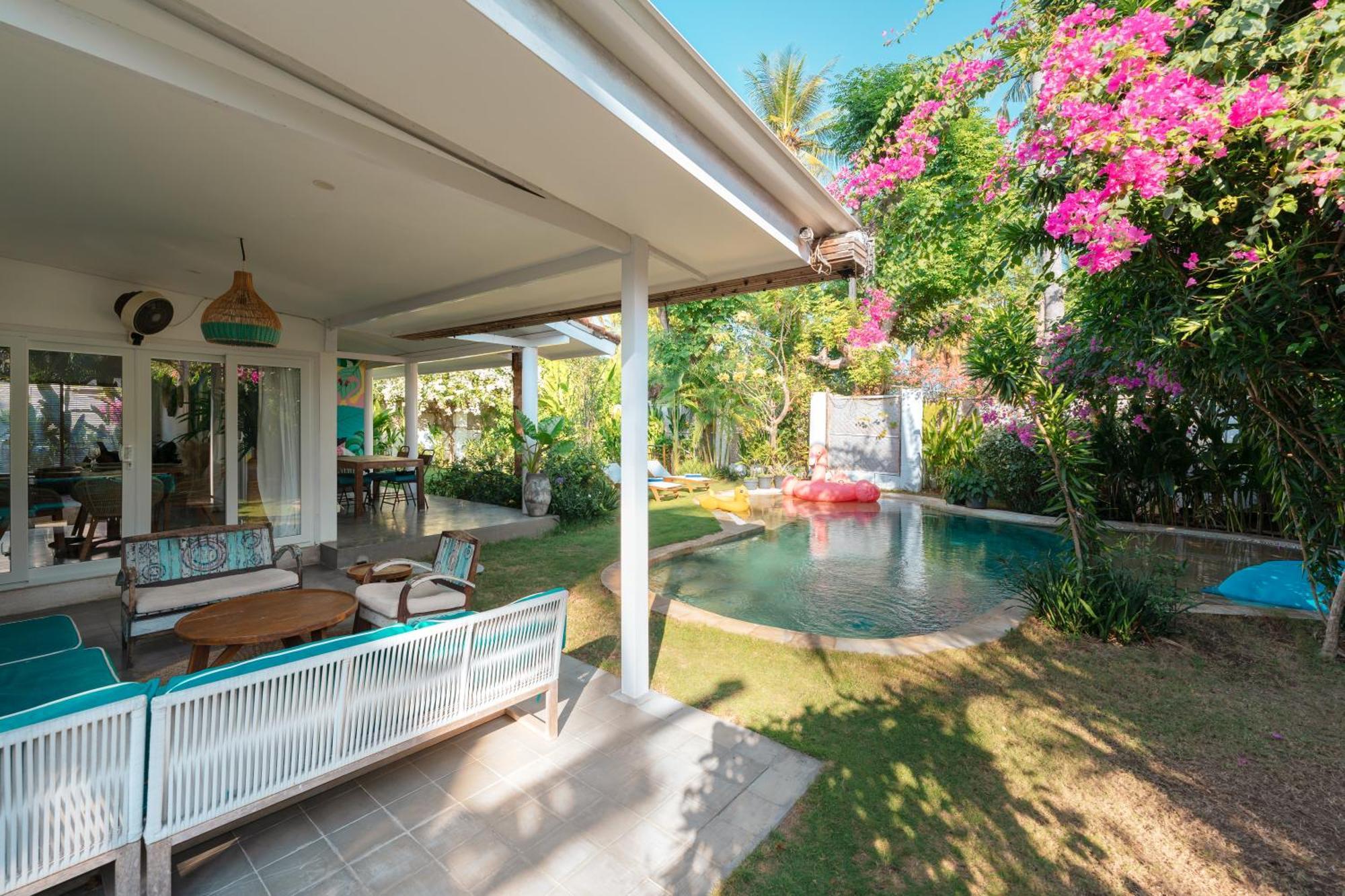 Secret Haven Cozy 3 Bedroom Private Pool Villa Гили Траванган Экстерьер фото
