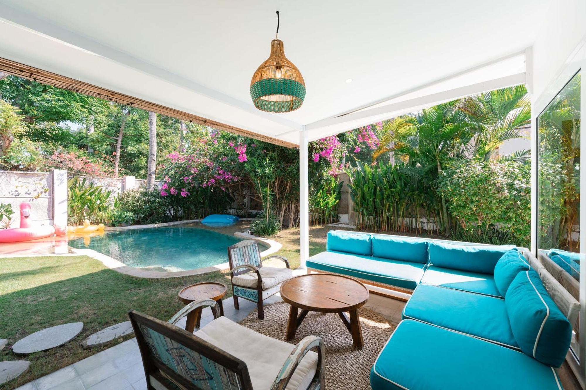 Secret Haven Cozy 3 Bedroom Private Pool Villa Гили Траванган Экстерьер фото