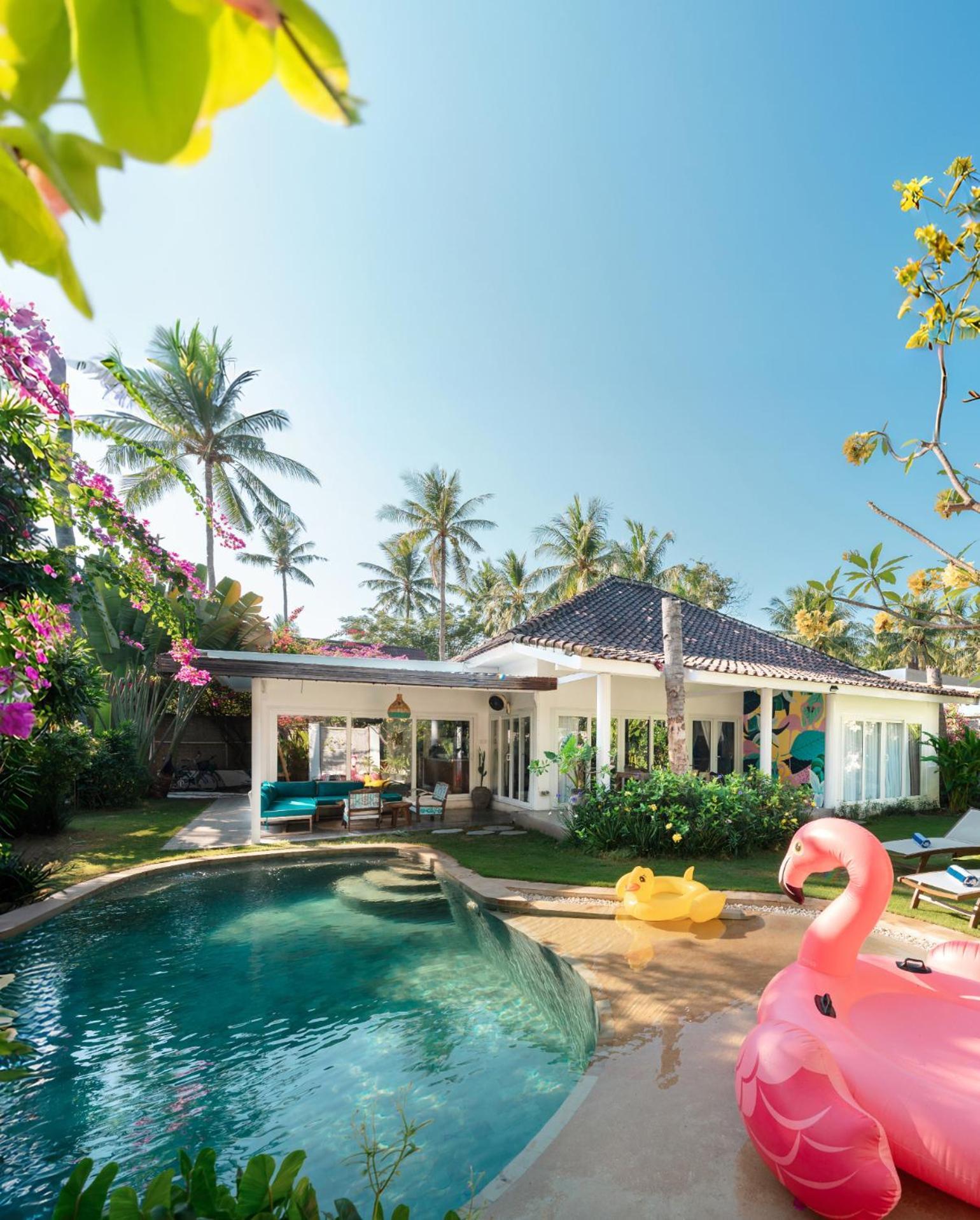 Secret Haven Cozy 3 Bedroom Private Pool Villa Гили Траванган Экстерьер фото